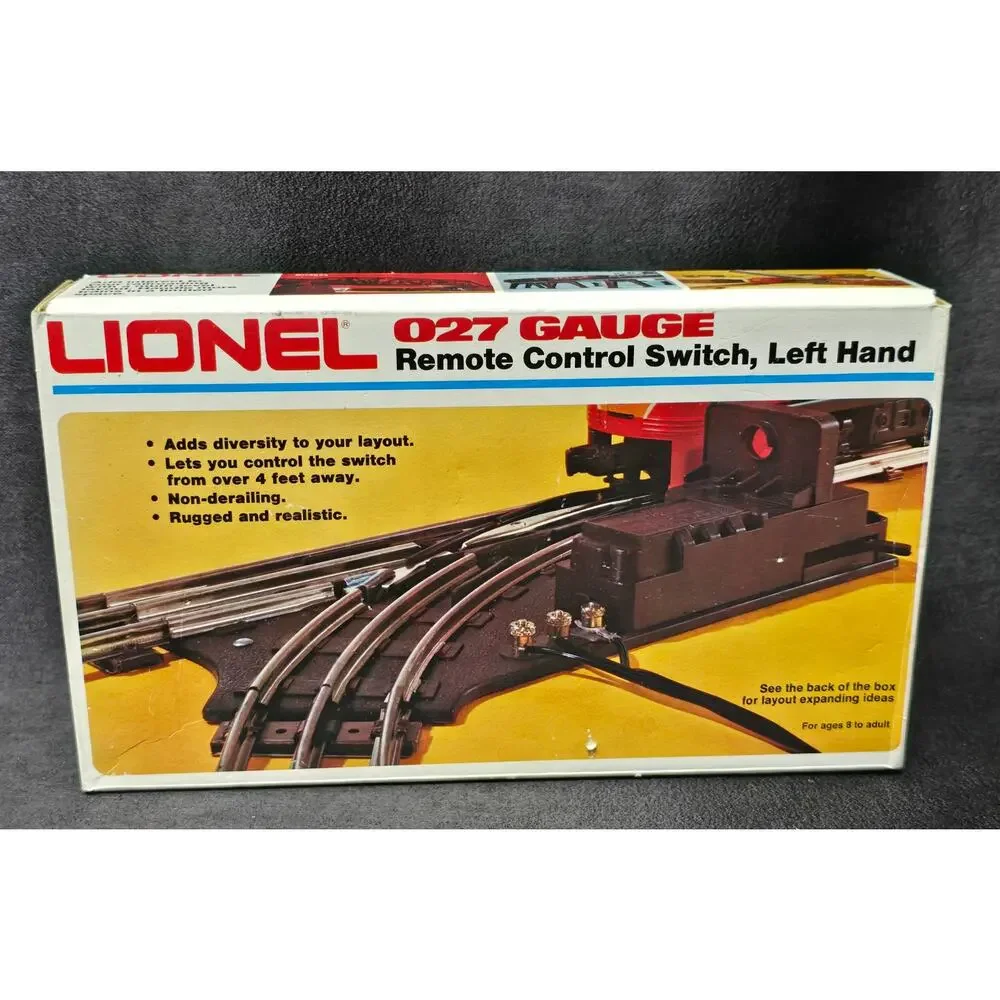 Lionel 027 Gauge Left Hand Remote Control Switch for Steel Alloy Railroad